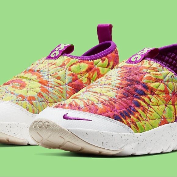 NIKE Mens ACG Moc 3.0 'Tie Dye' CW2463-300 - Picture 2 of 14